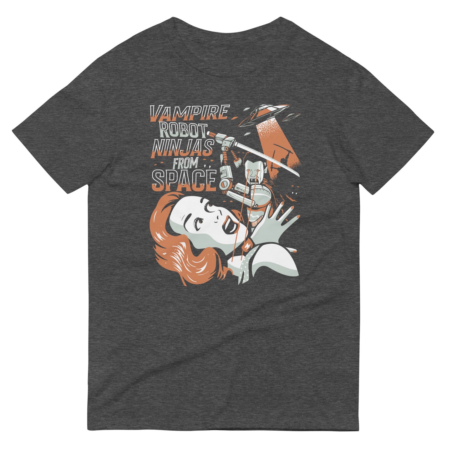 Vampire Robot Ninja From Space Men's Signature Tee