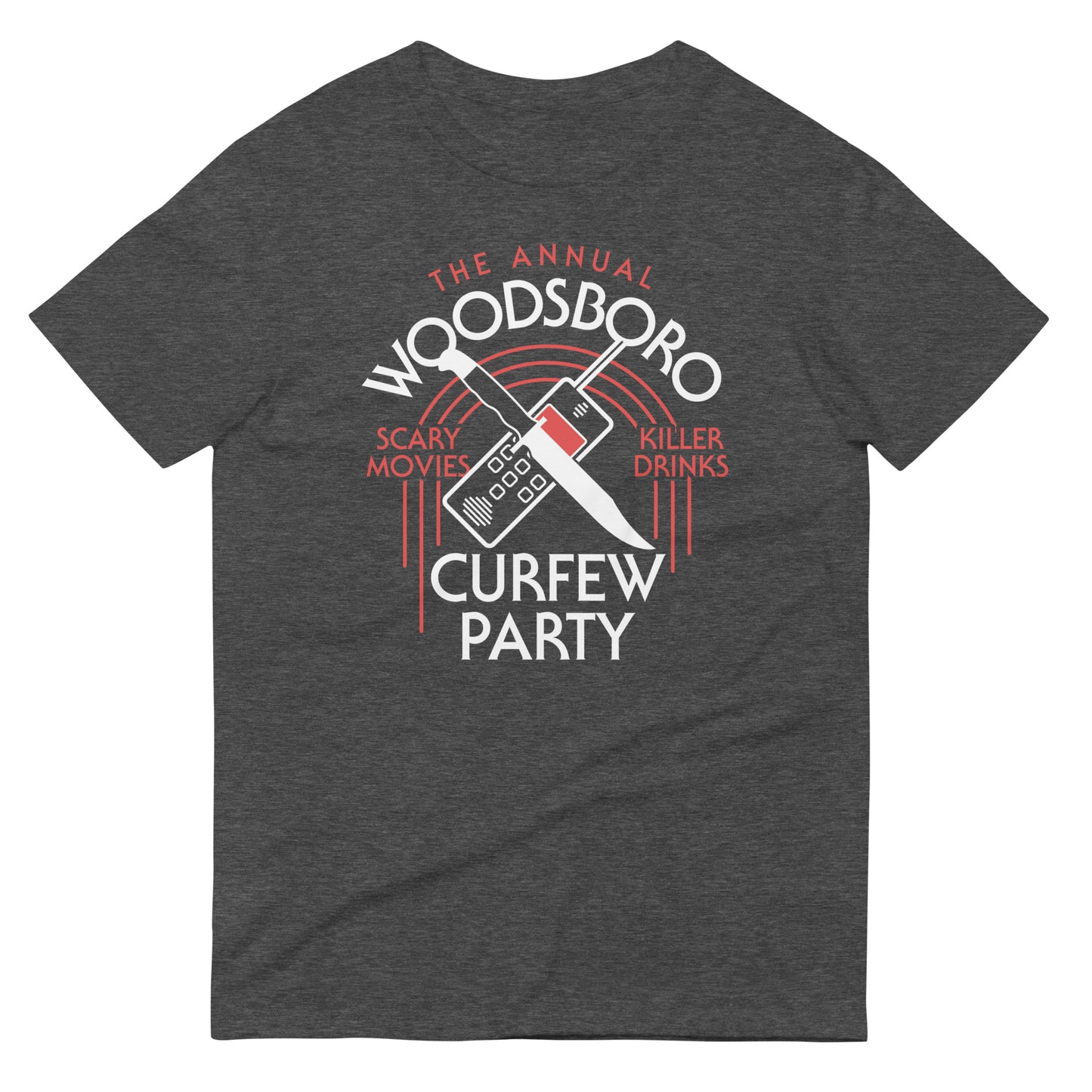 Woodsboro Curfew Party Men's Signature Tee