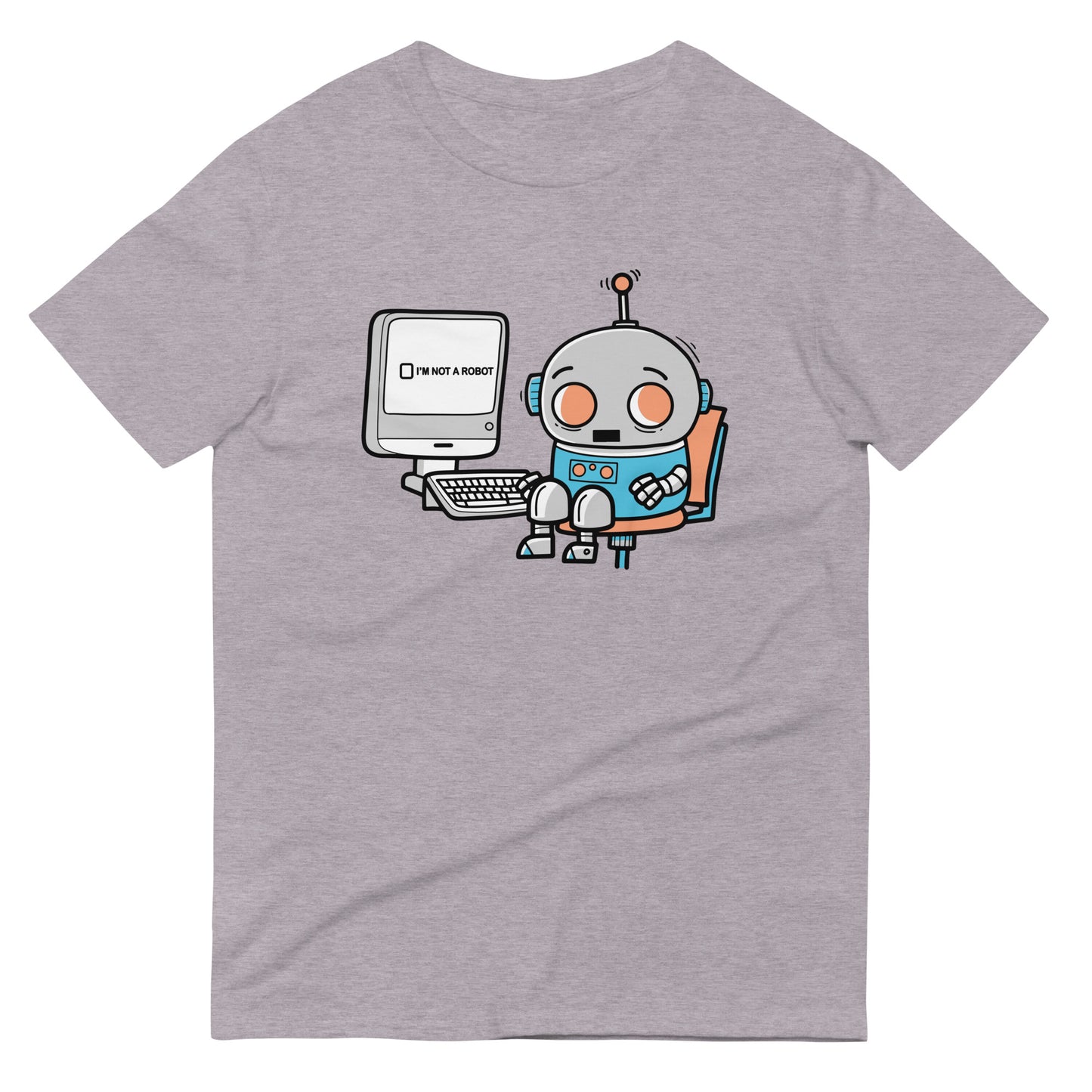 Robot Captcha Men's Signature Tee