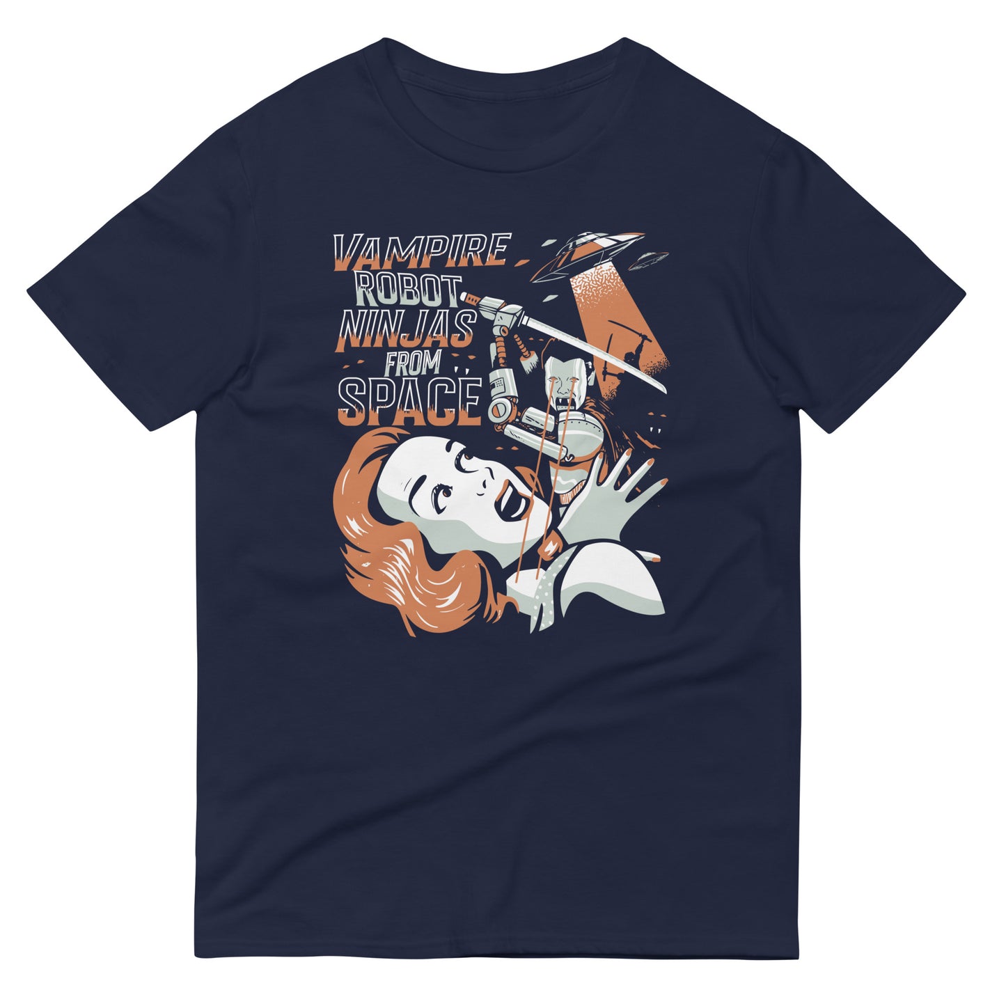 Vampire Robot Ninja From Space Men's Signature Tee