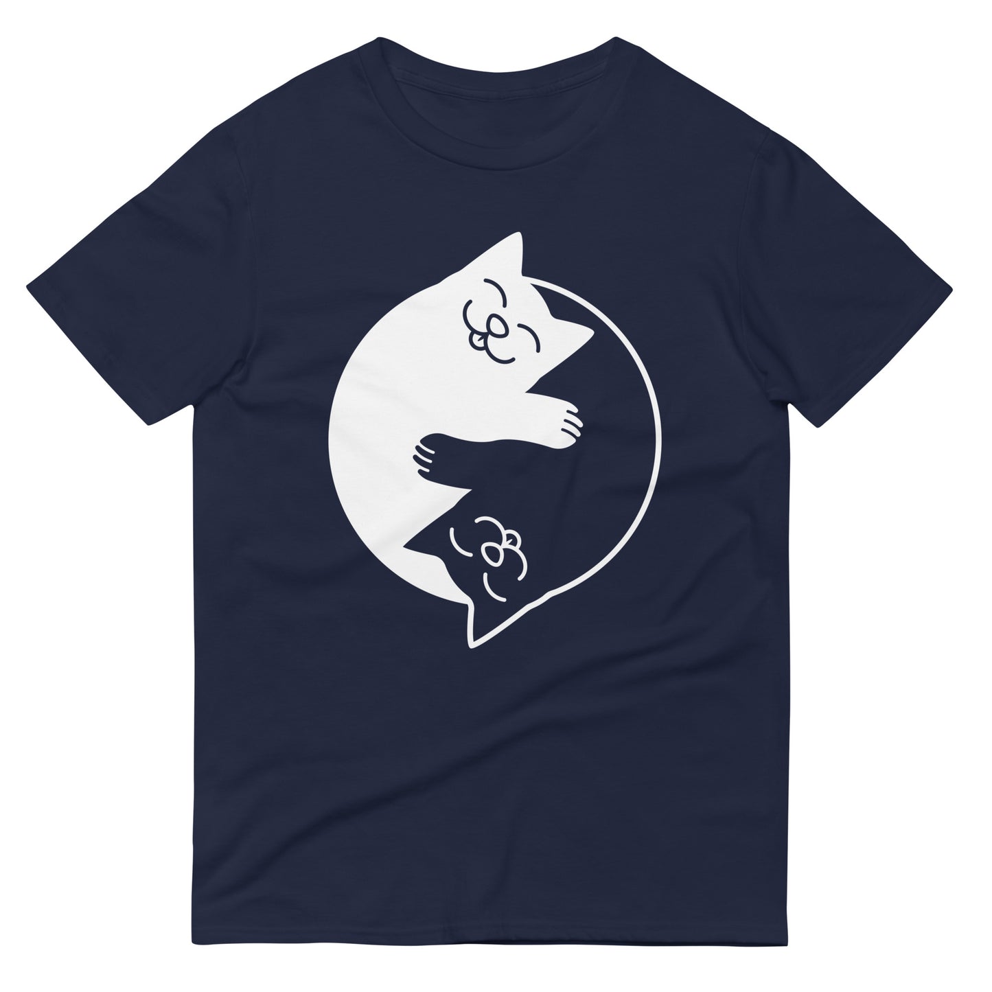 Yin Yang Cats Men's Signature Tee