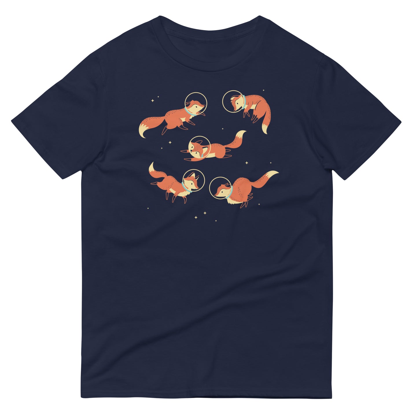 Foxes In Space Men's Signature Tee