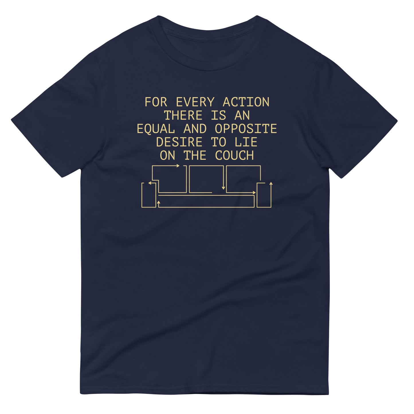 For Every Action There Is An Equal And Opposite Men's Signature Tee