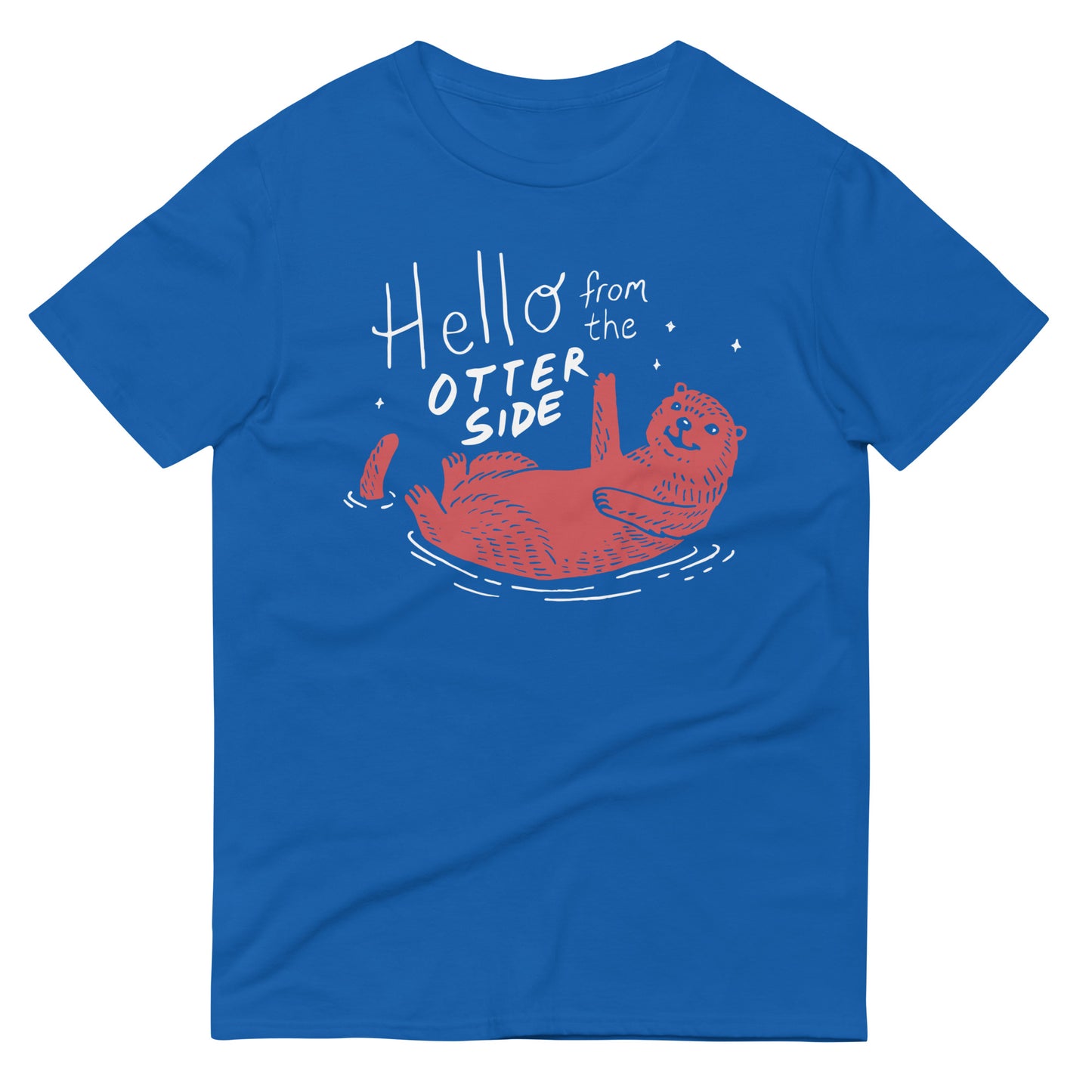 Hello From The Otter Side Men's Signature Tee