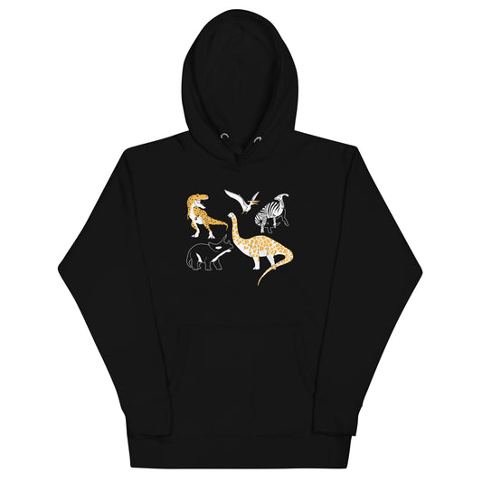 Dino Prints Unisex Hoodie