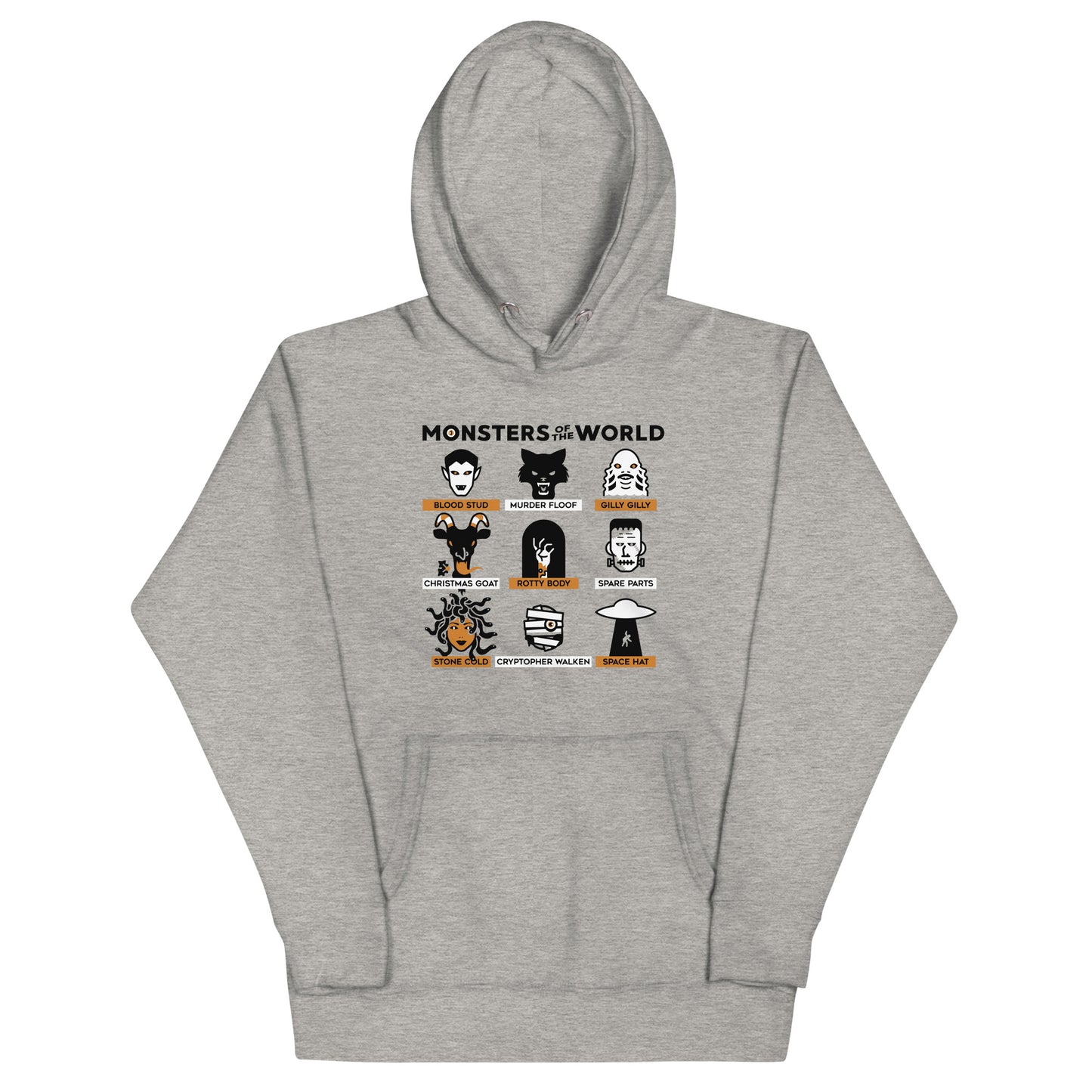 Monsters Of The World Unisex Hoodie