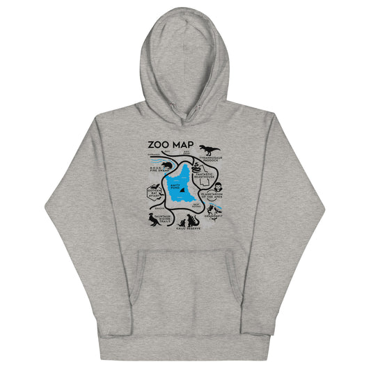 Zoo Map Unisex Hoodie