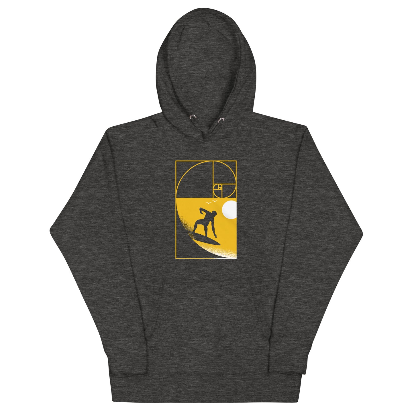 Golden Spiral Wave Unisex Hoodie