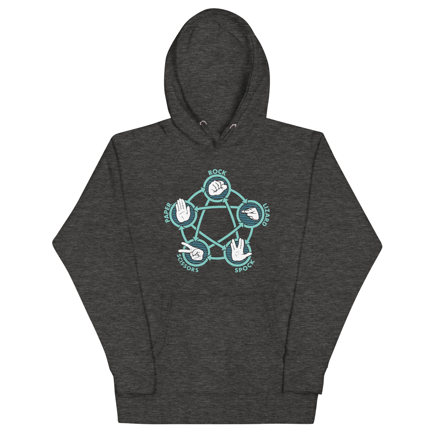 Rock Paper Scissors Lizard Spock Unisex Hoodie