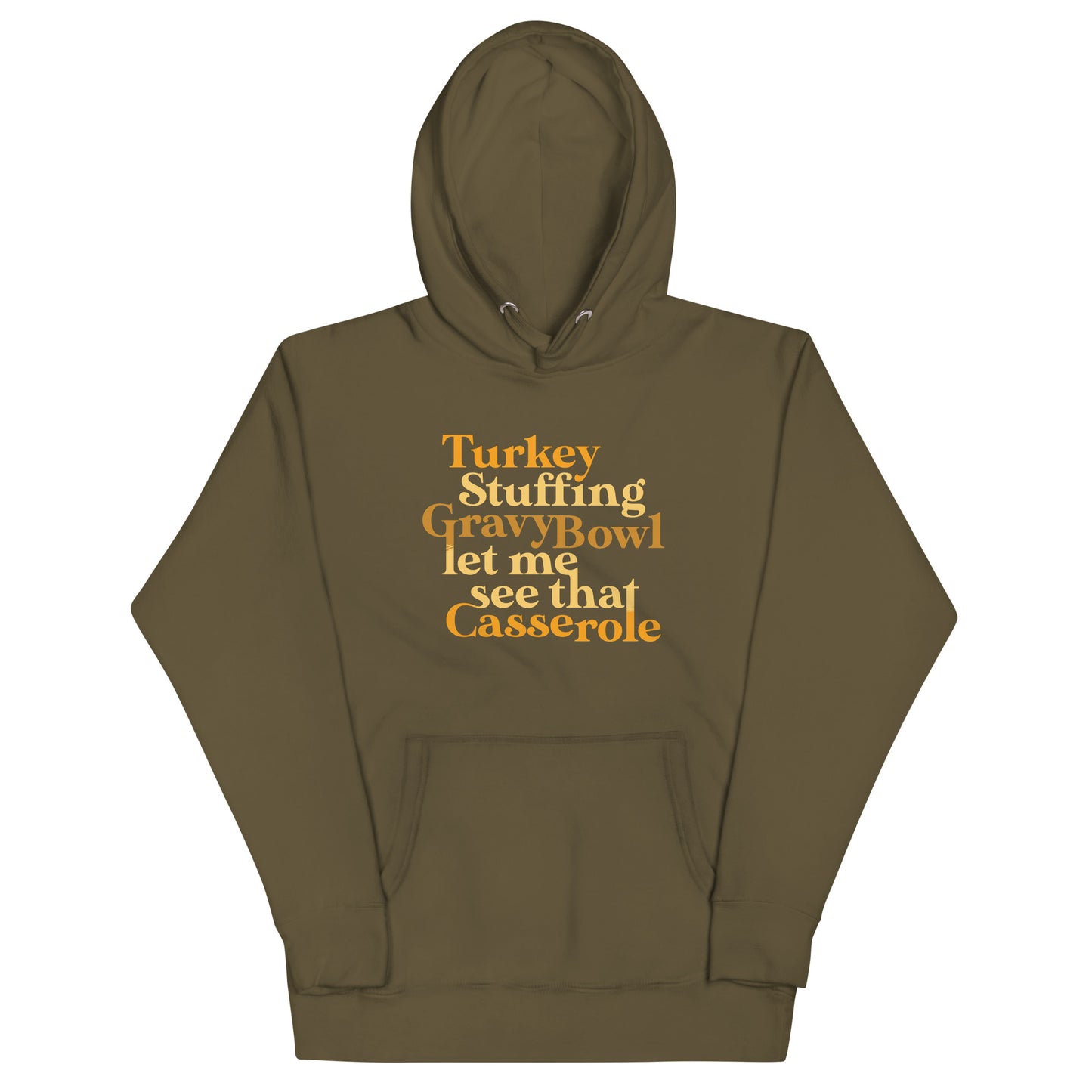 Turkey Stuffing Gravy Bowl Unisex Hoodie