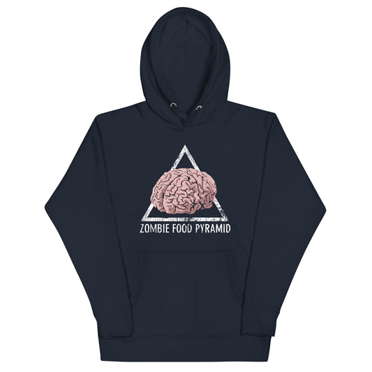 Zombie Food Pyramid Unisex Hoodie