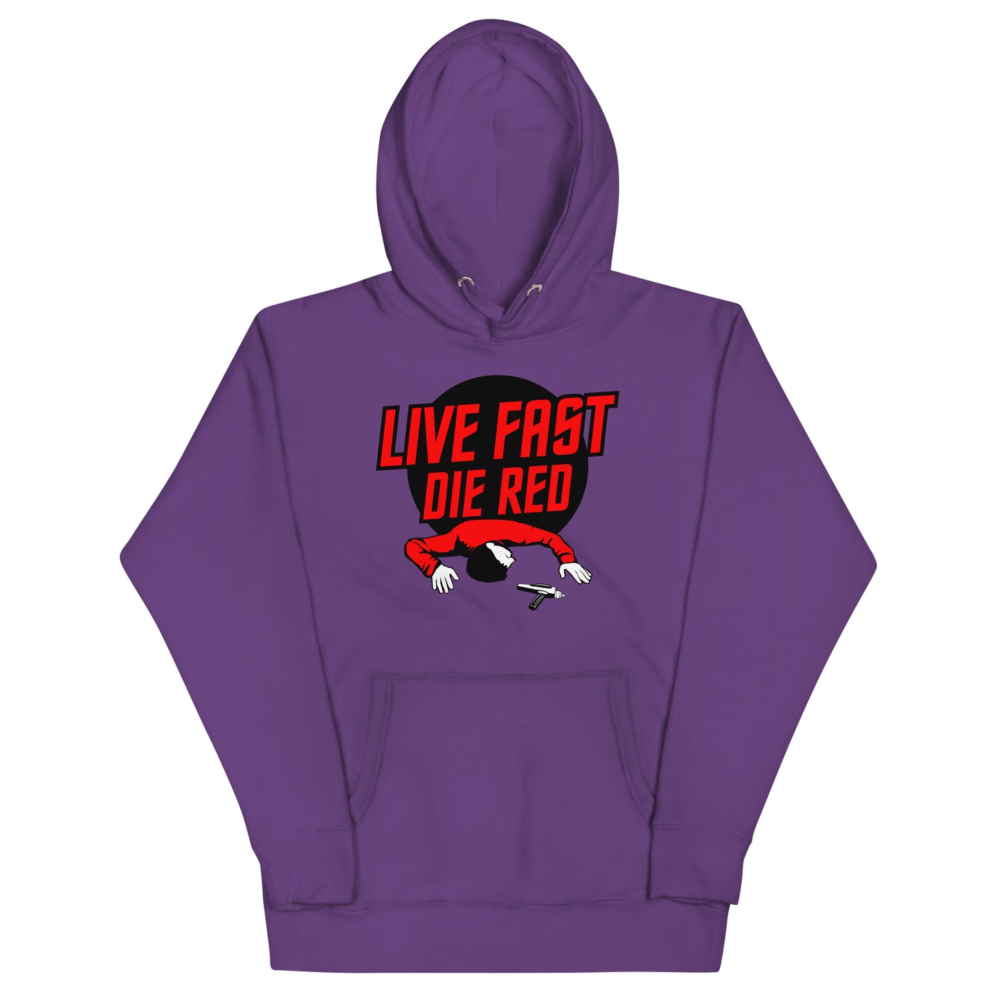 Live Fast Die Red Unisex Hoodie