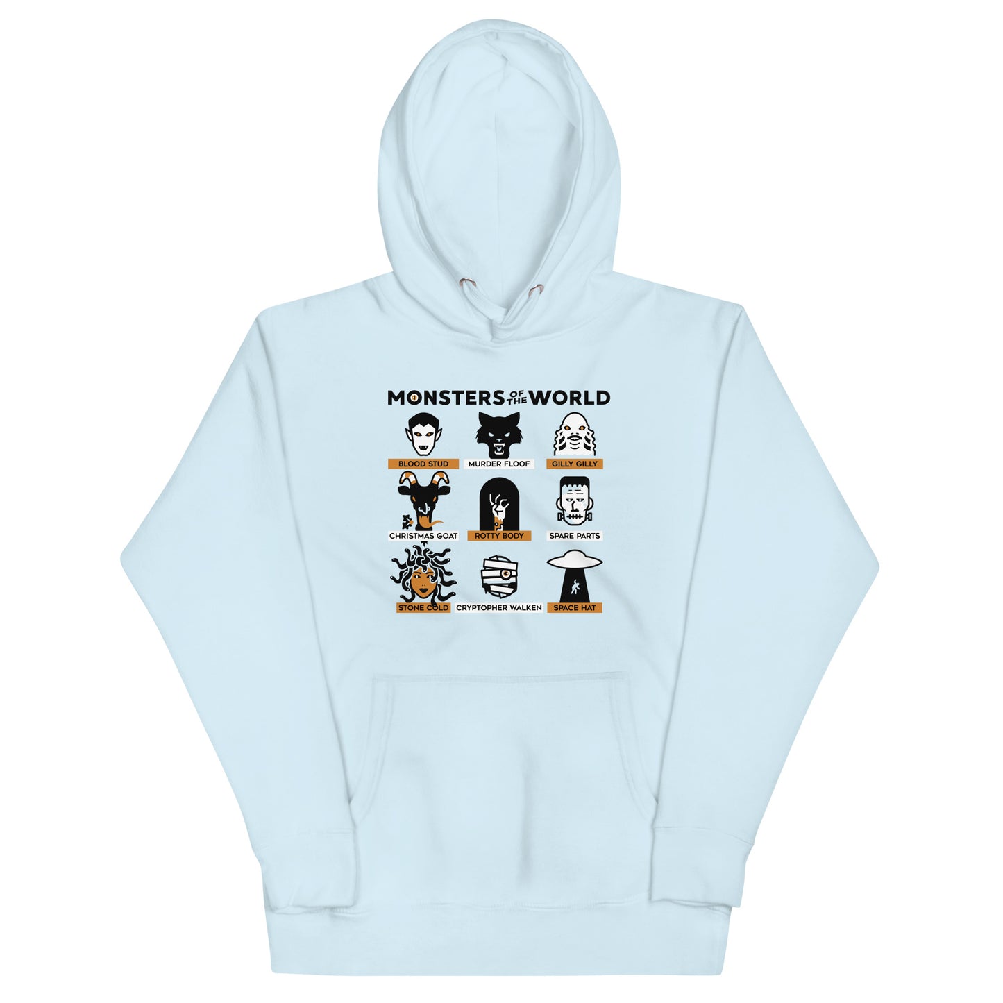 Monsters Of The World Unisex Hoodie