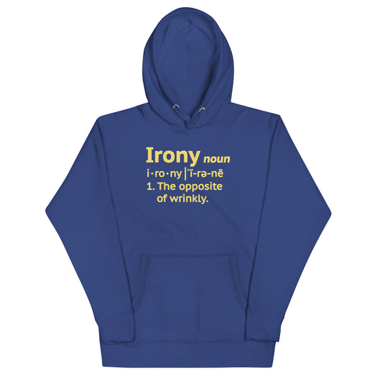 Irony Definition Unisex Hoodie