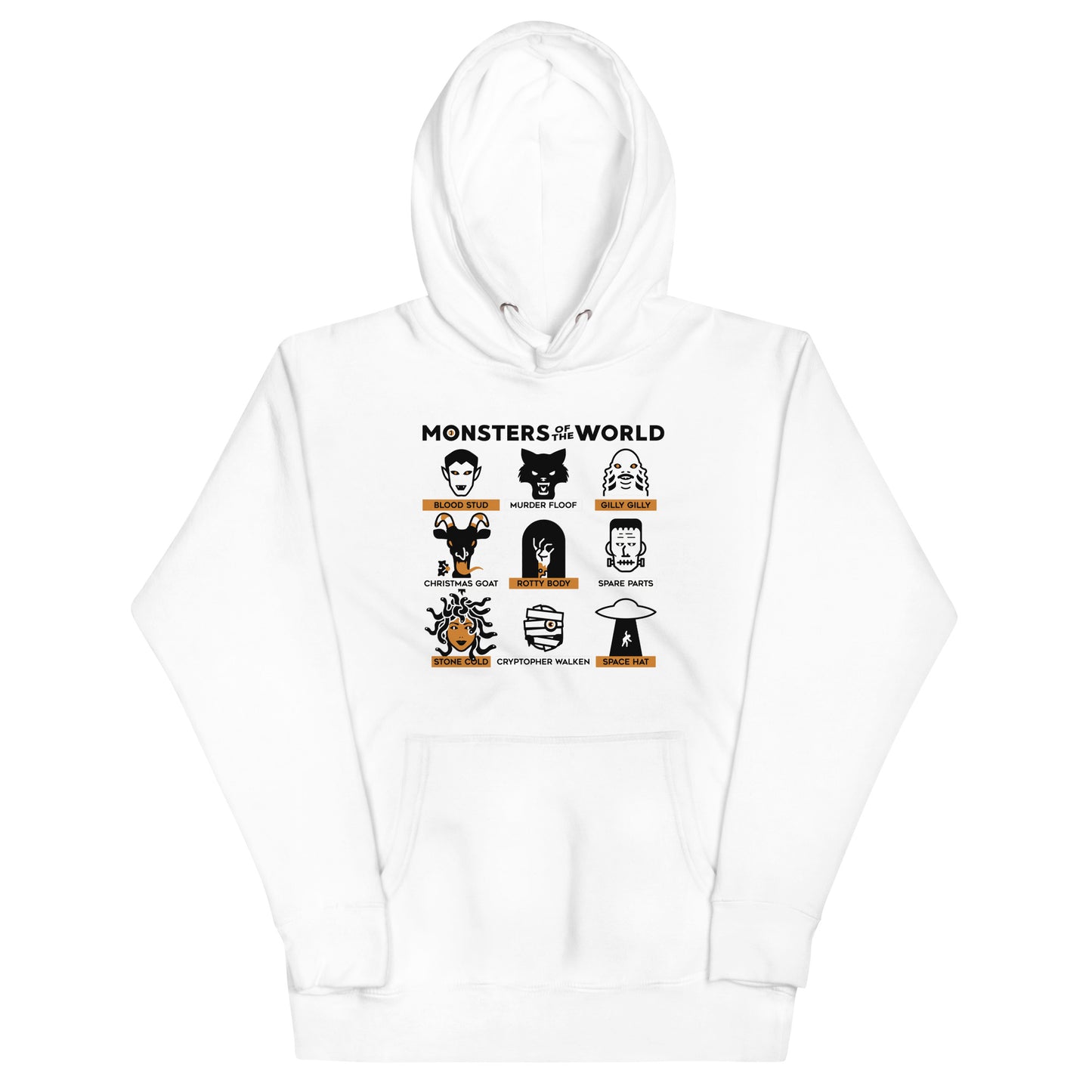 Monsters Of The World Unisex Hoodie