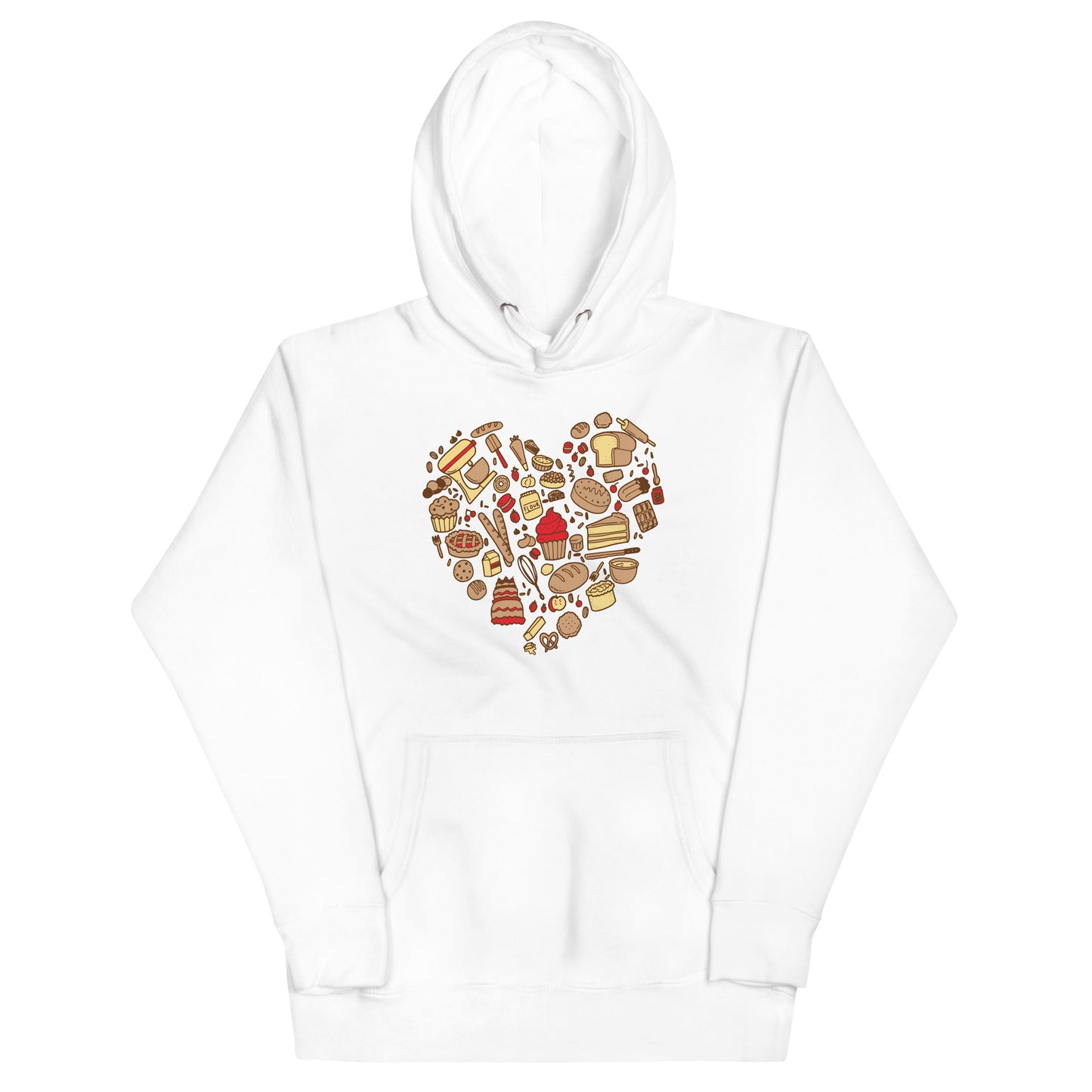 Baking Heart Unisex Hoodie