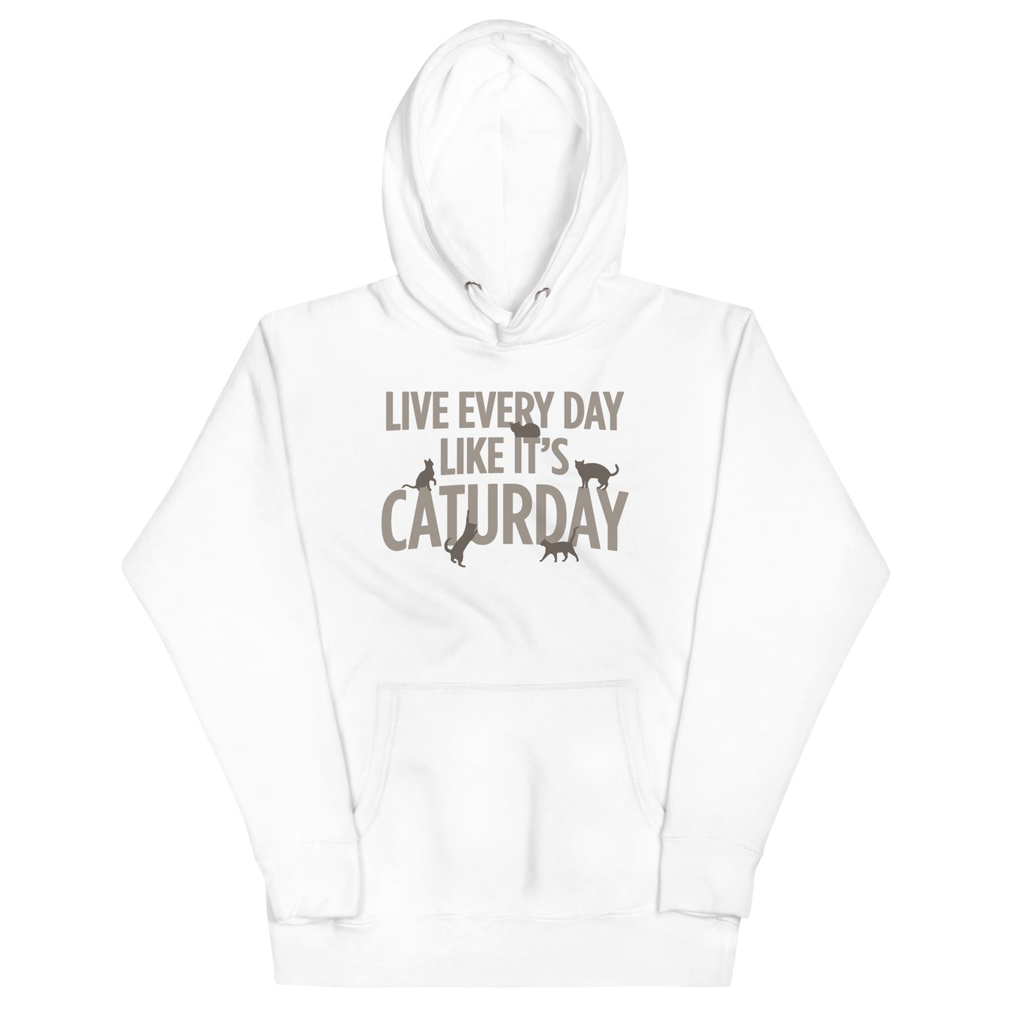 Live Every Day Like It's Caturday Unisex Hoodie