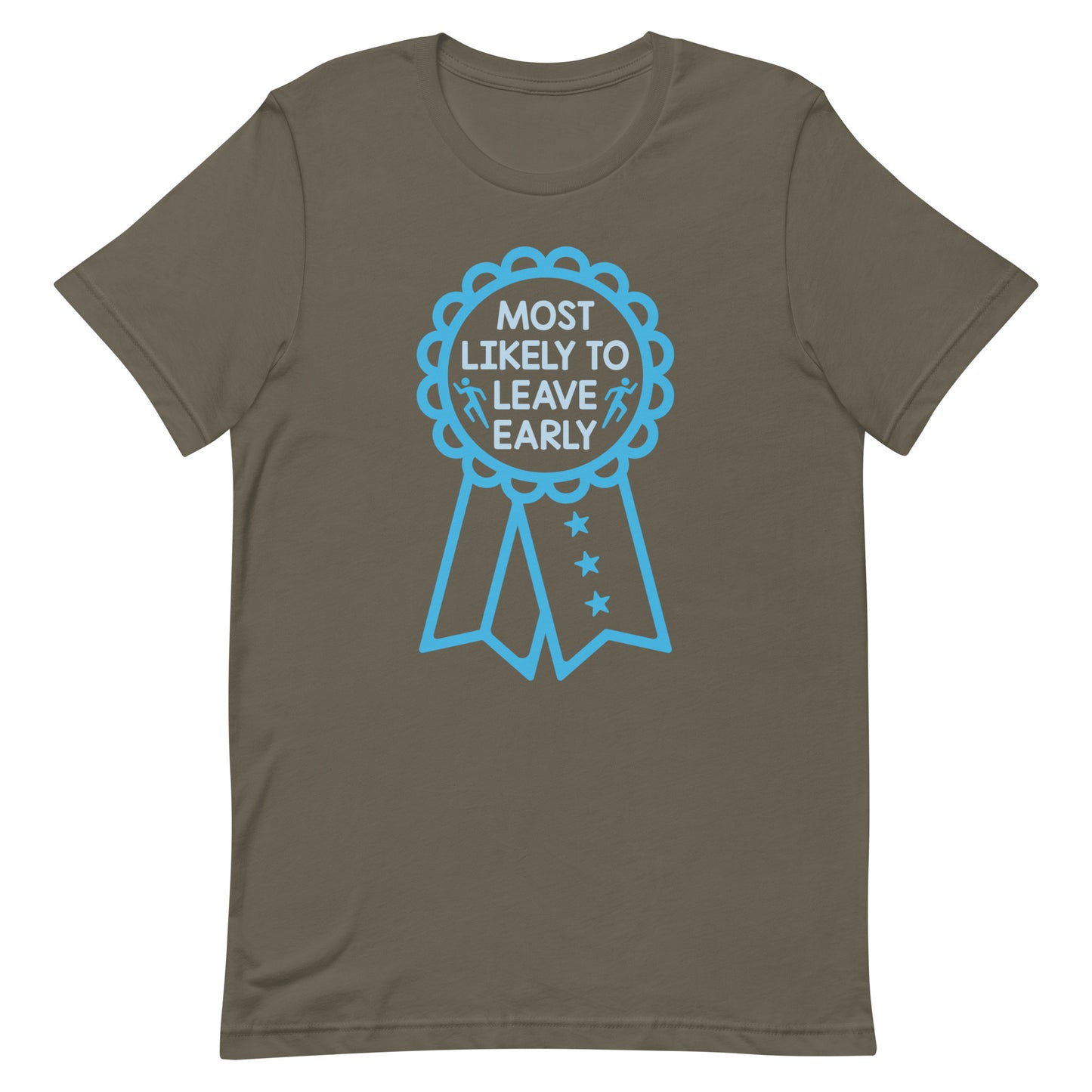 Most Likely To Leave Early Men's Signature Tee