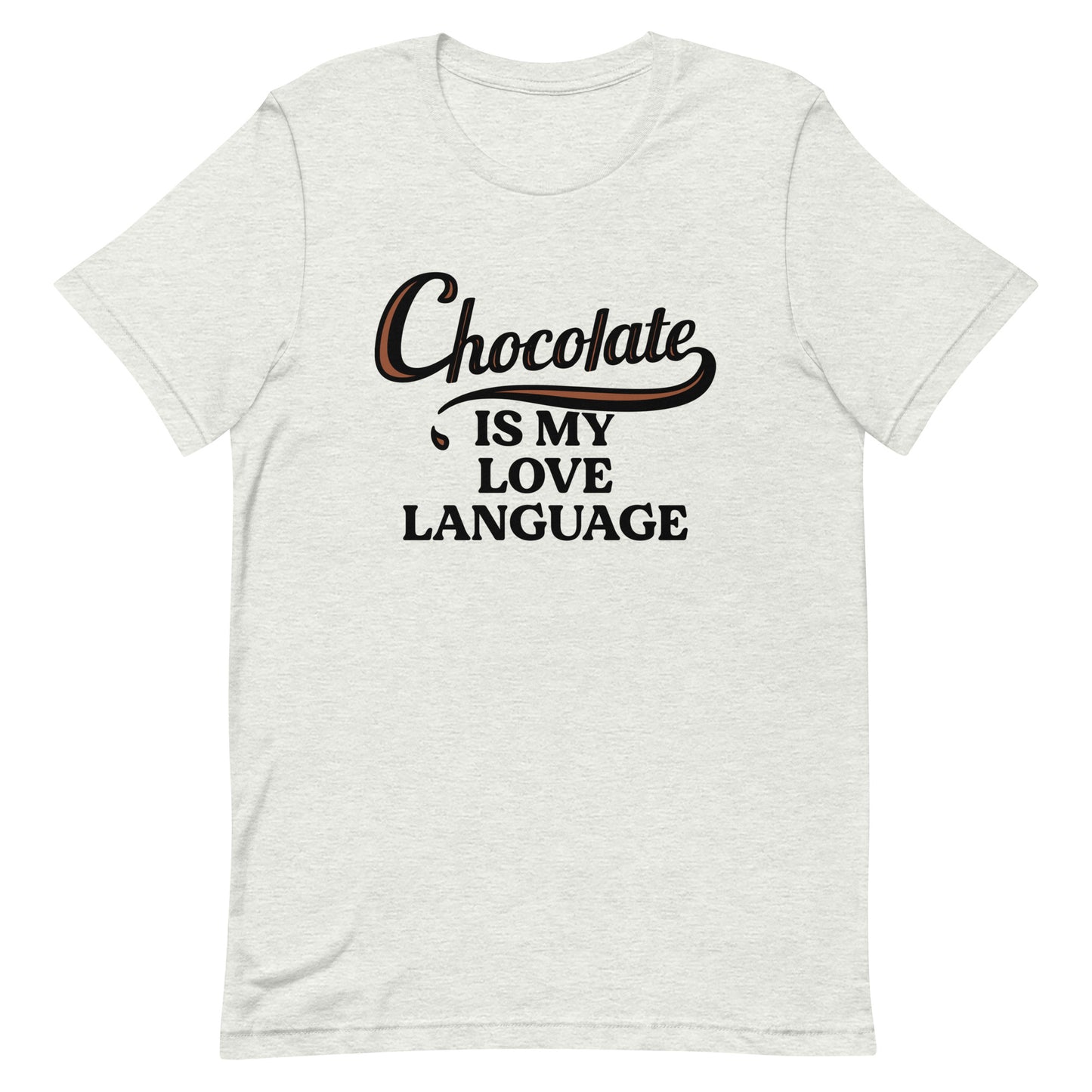 Chocolate Is My Love Language Men's Signature Tee