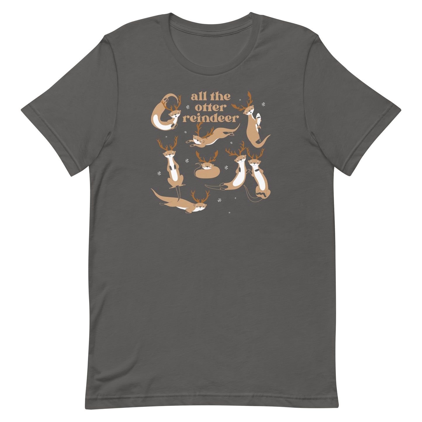 All The Otter Reindeer Men's Signature Tee