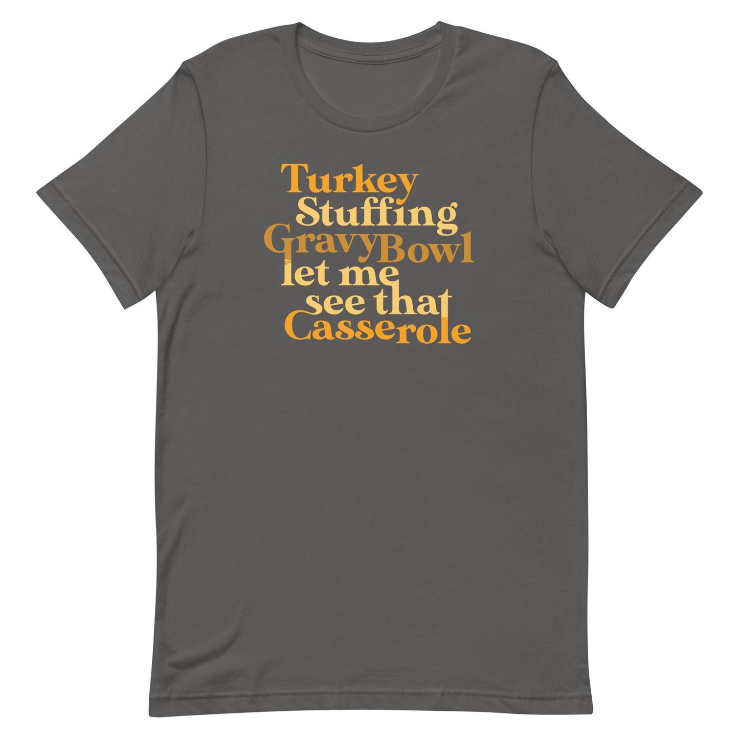 Turkey Stuffing Gravy Bowl Men's Signature Tee