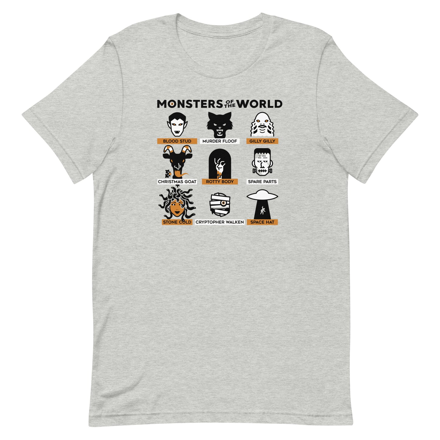 Monsters Of The World Men's Signature Tee