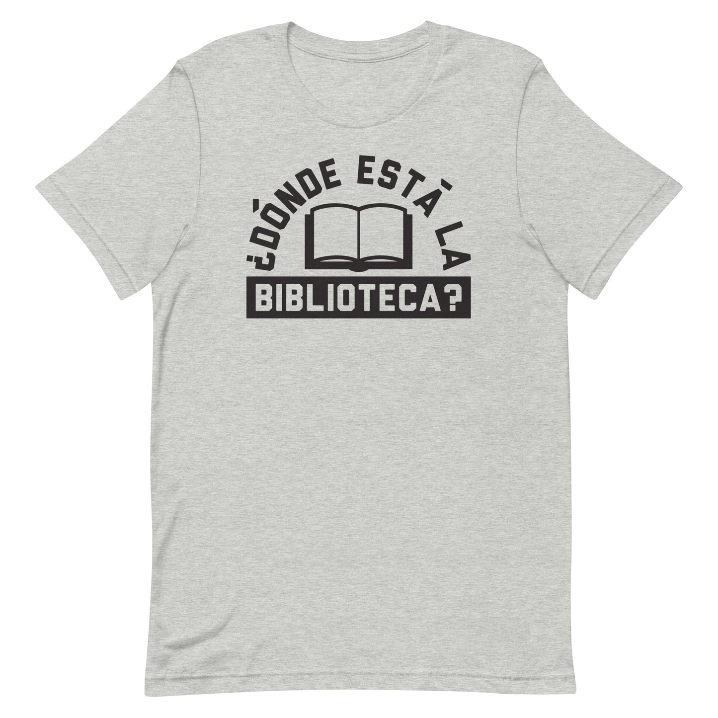 Donde Esta La Biblioteca? Men's Signature Tee