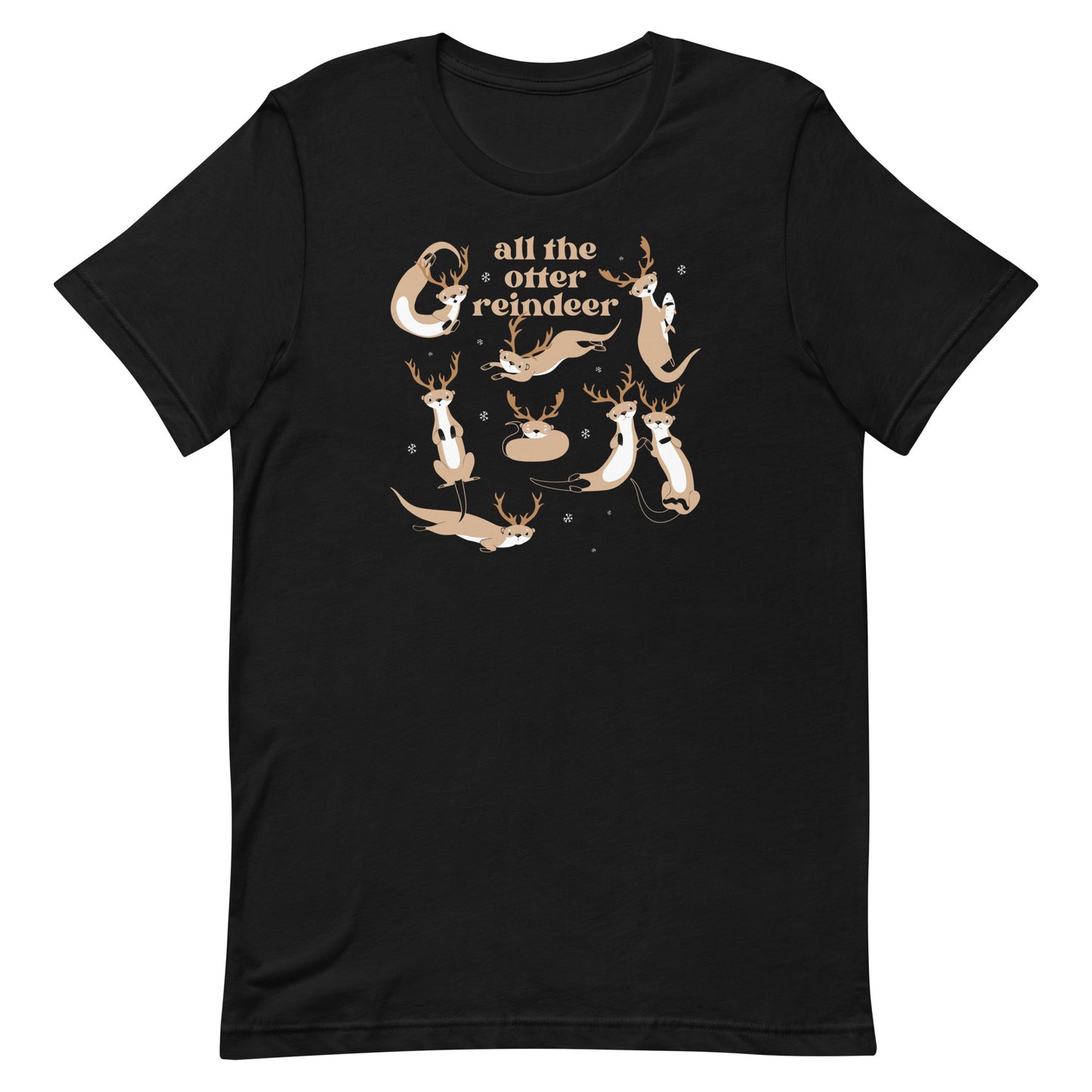 All The Otter Reindeer Men's Signature Tee