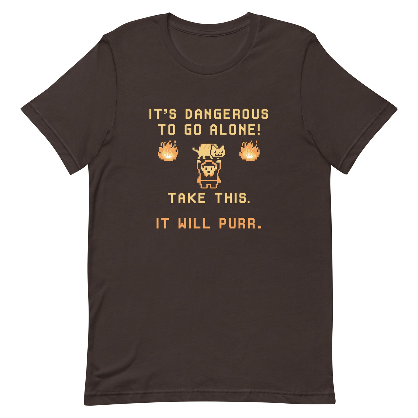 It's Dangerous To Go Alone Men's Signature Tee