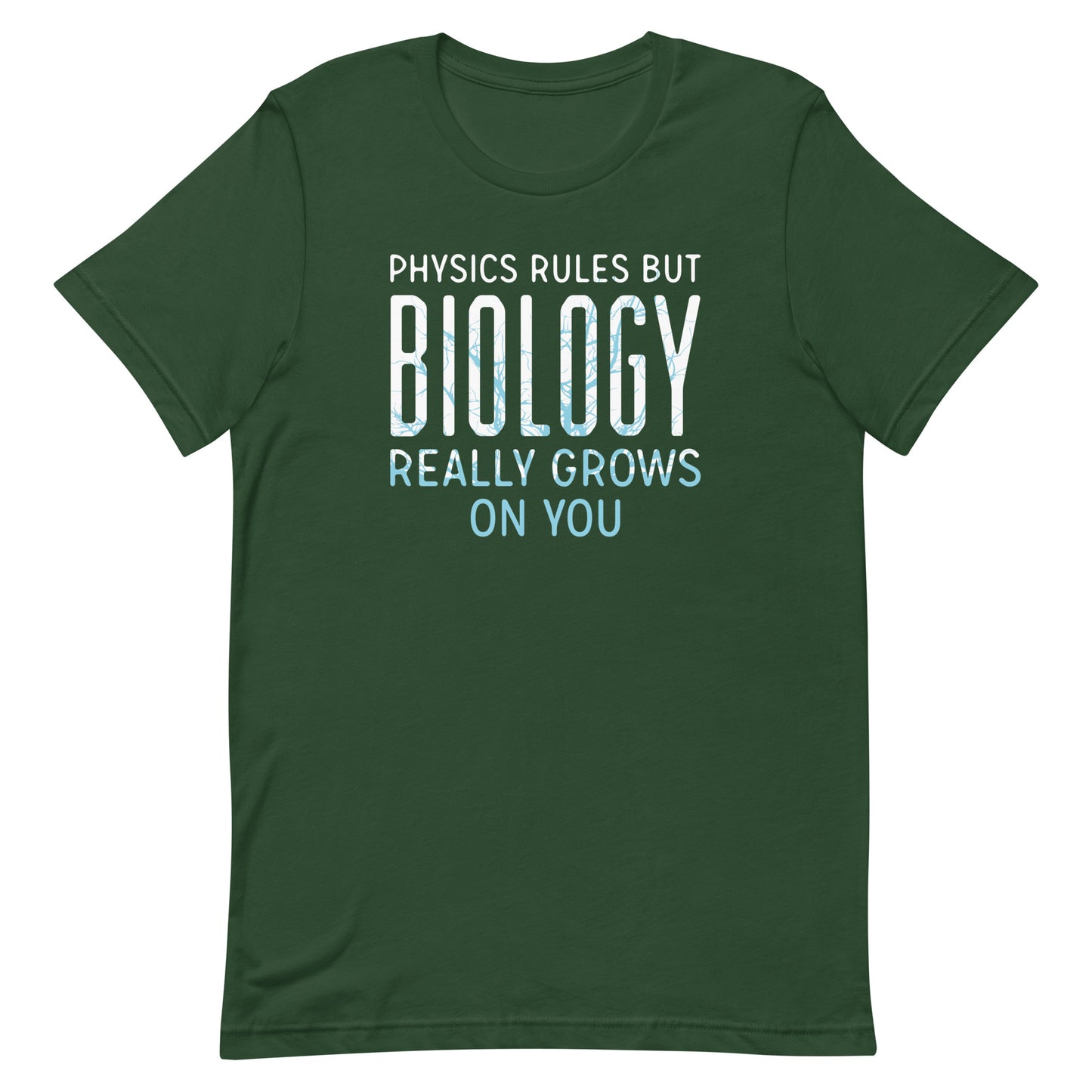 Biology Really Grows On You Men's Signature Tee