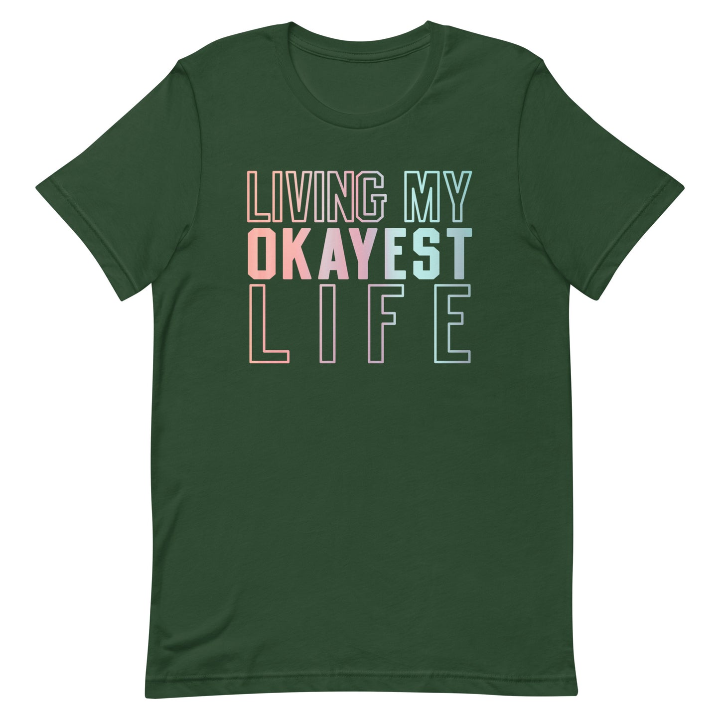 Living My Okayest Life Men's Signature Tee