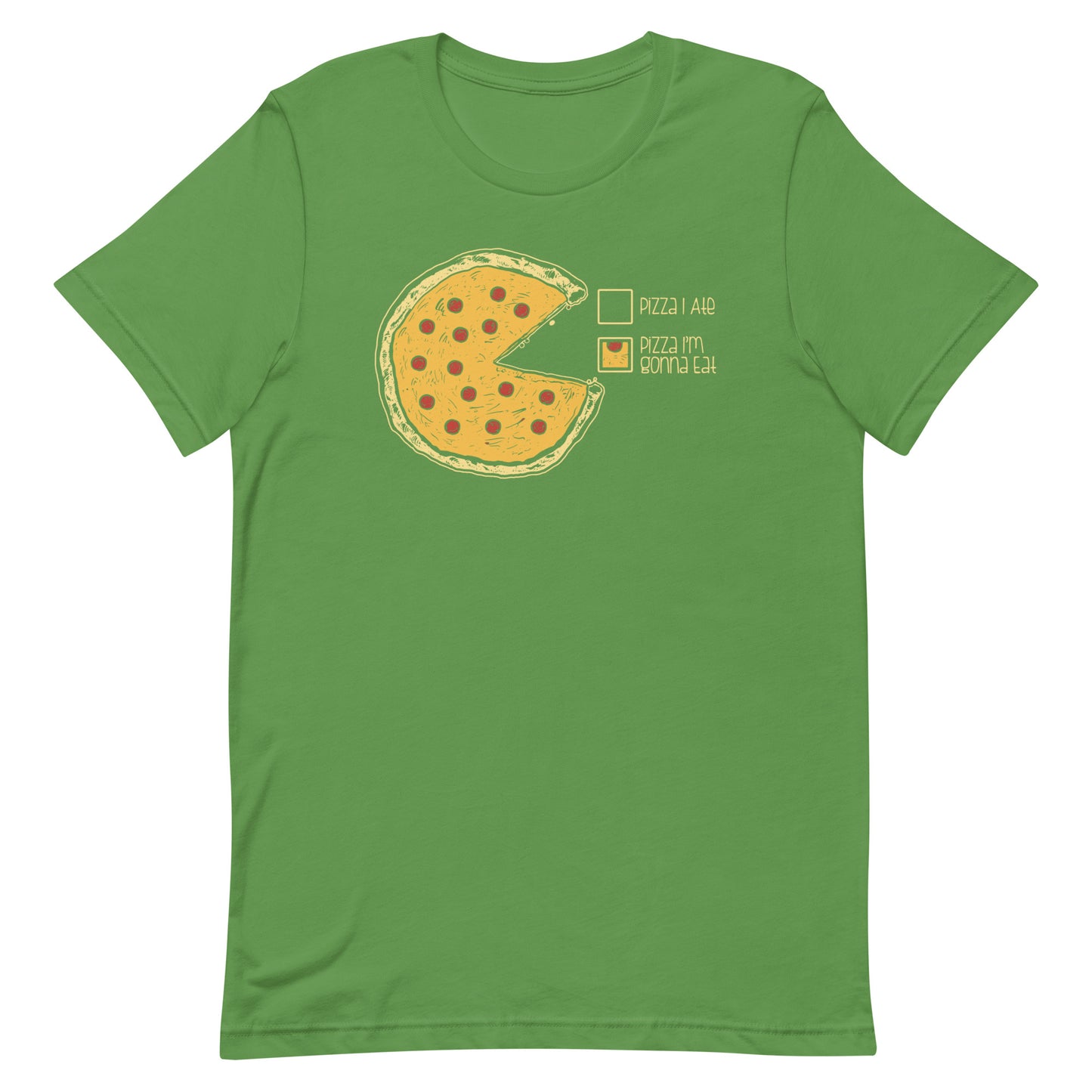 Pizza Pie Chart Men's Signature Tee