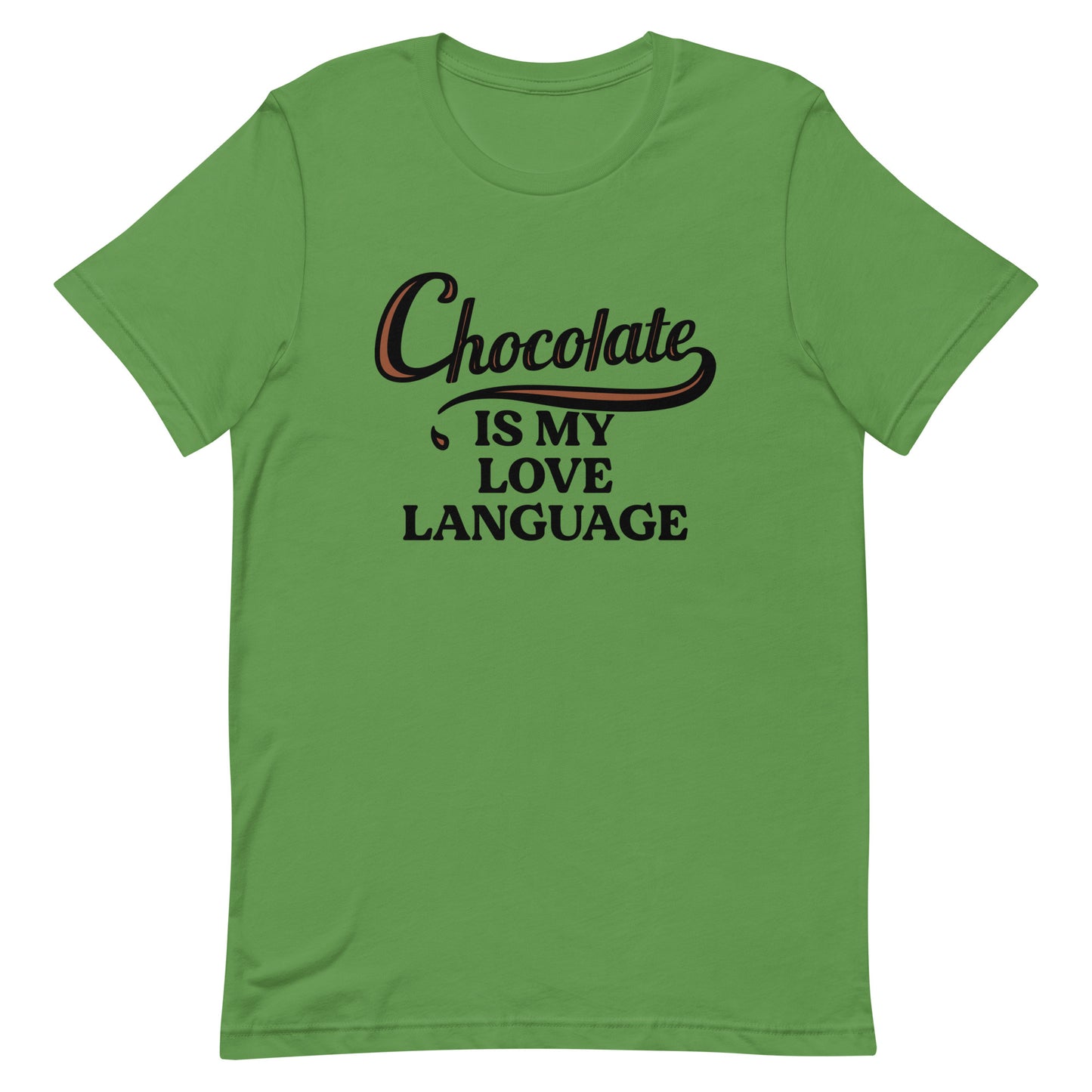 Chocolate Is My Love Language Men's Signature Tee