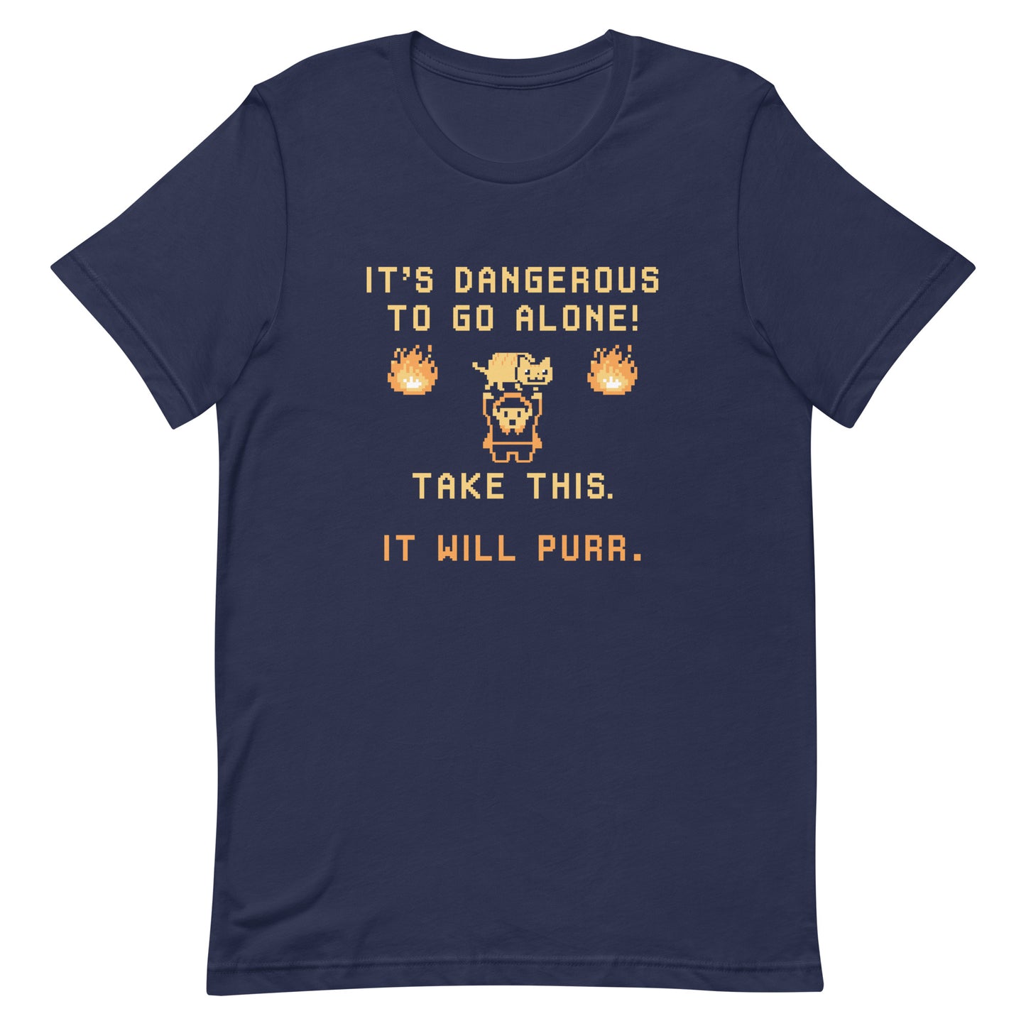 It's Dangerous To Go Alone Men's Signature Tee