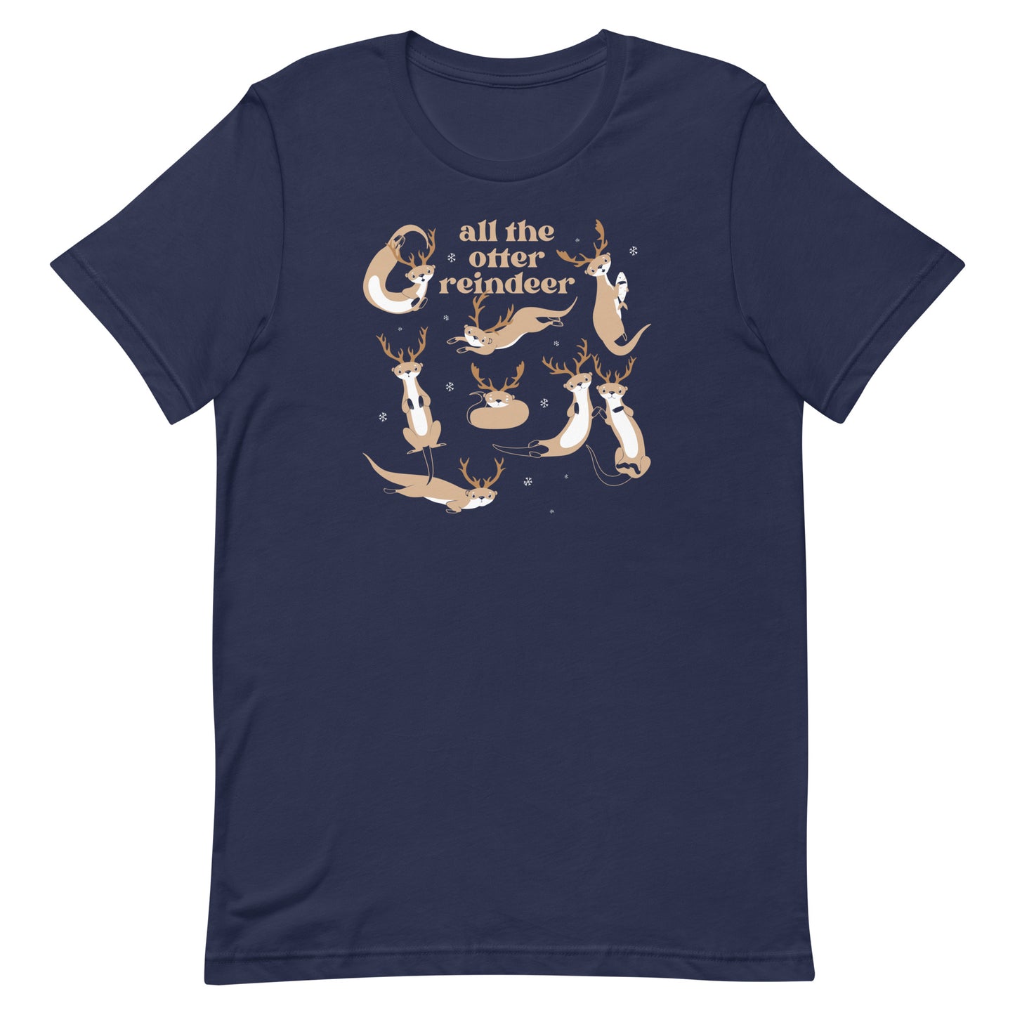 All The Otter Reindeer Men's Signature Tee