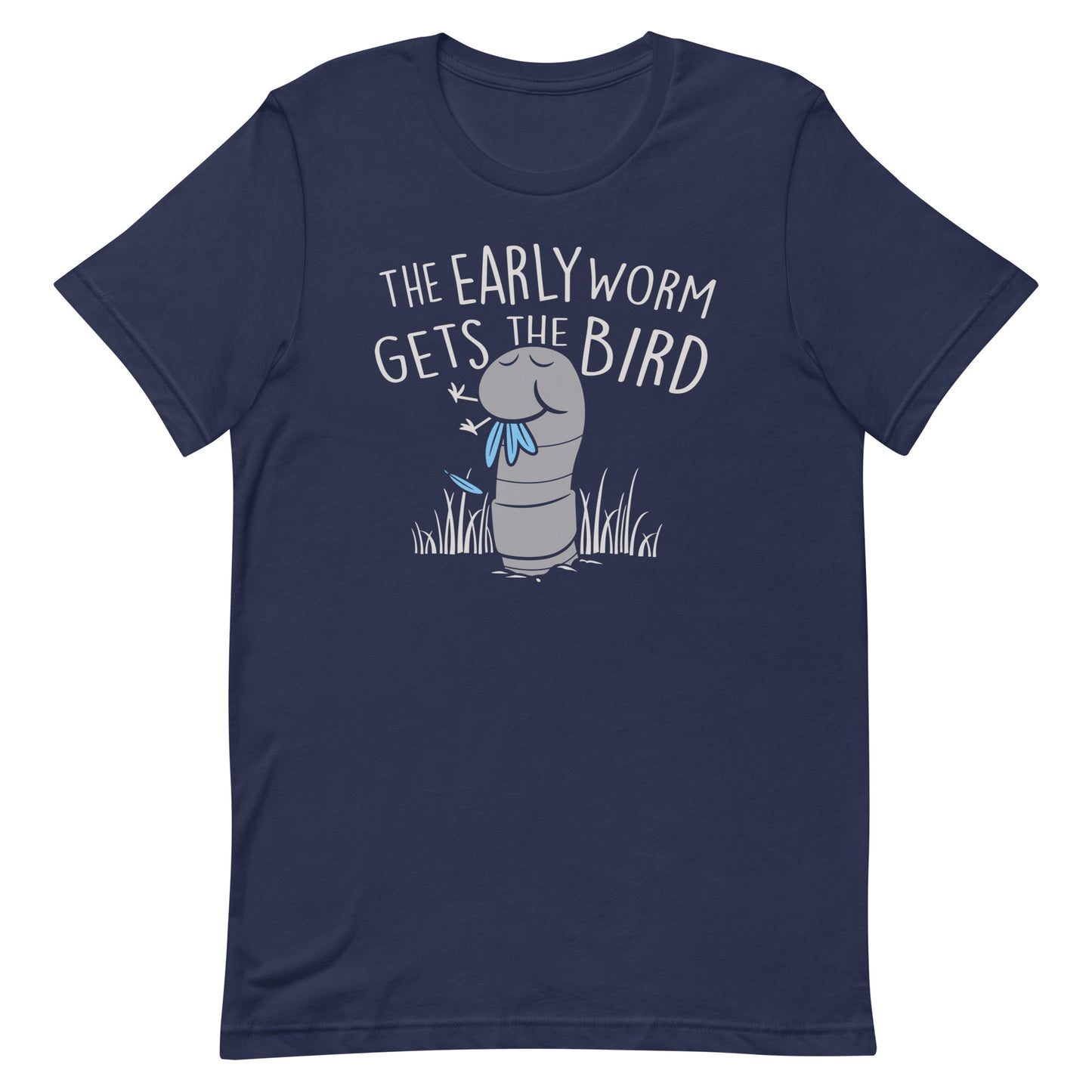 The Early Worm Gets The Bird Men's Signature Tee