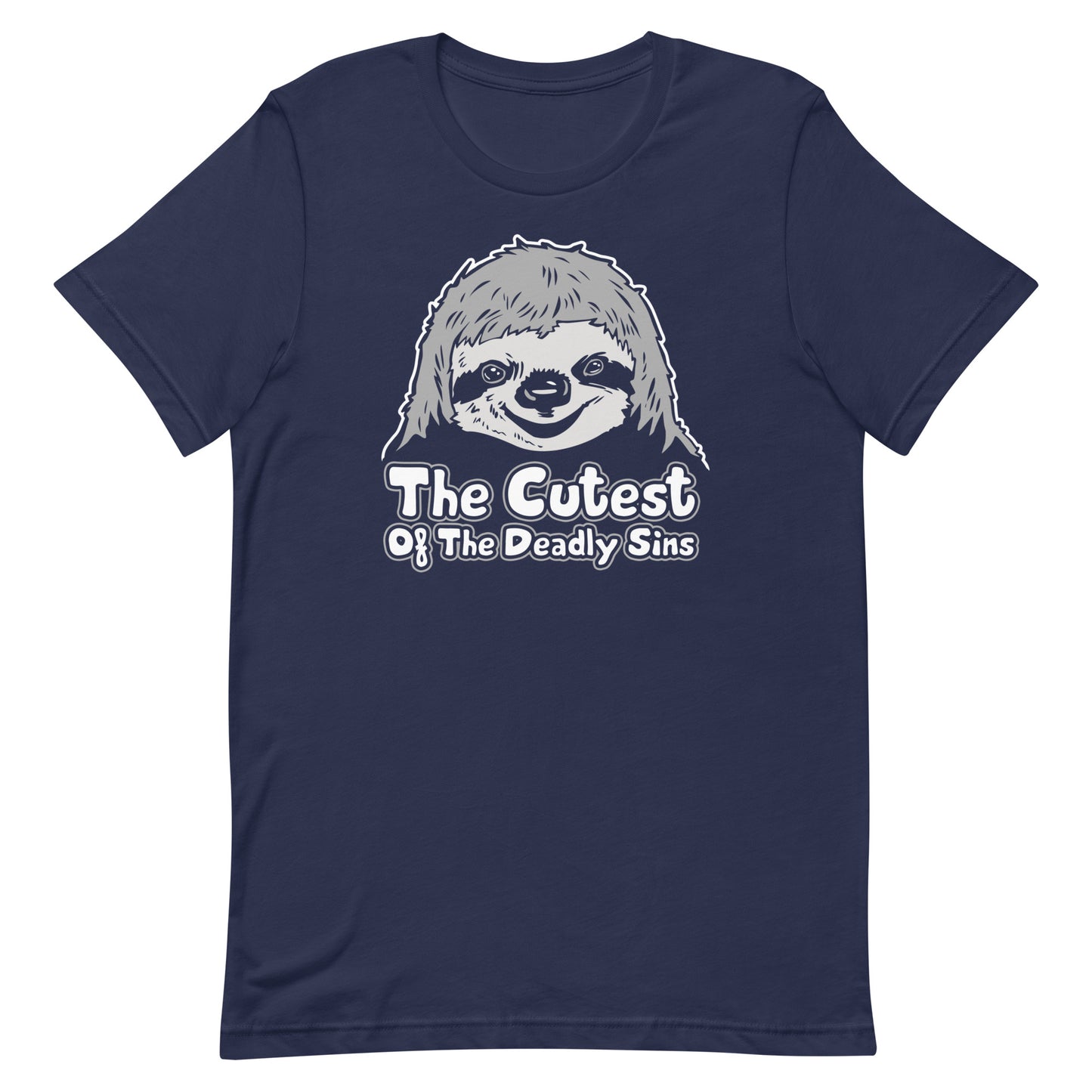 Sloth, The Cutest Of The Deadly Sins Men's Signature Tee