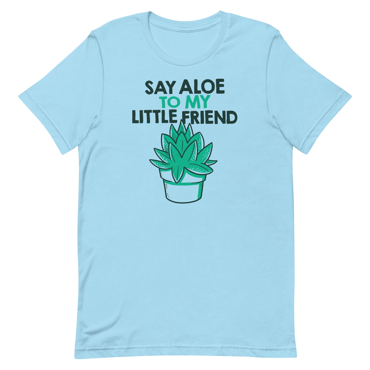 Say Aloe To My Little Friend Men's Signature Tee