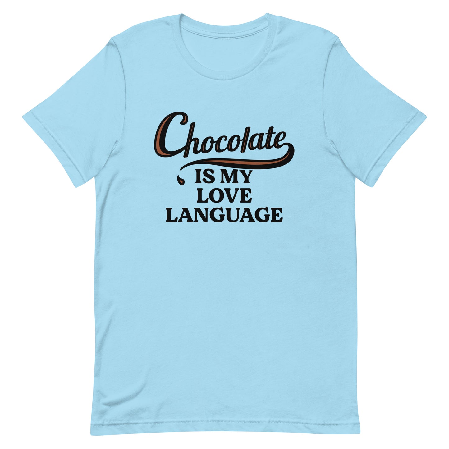 Chocolate Is My Love Language Men's Signature Tee