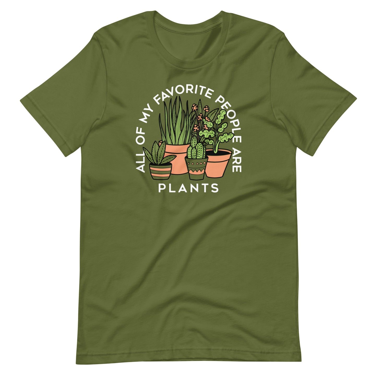 All Of My Favorite People Are Plants Men's Signature Tee