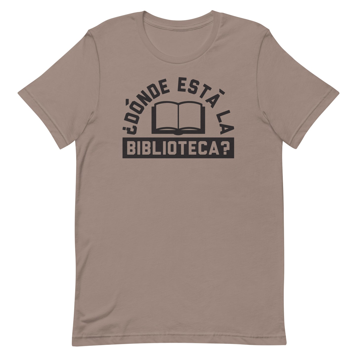 Donde Esta La Biblioteca? Men's Signature Tee