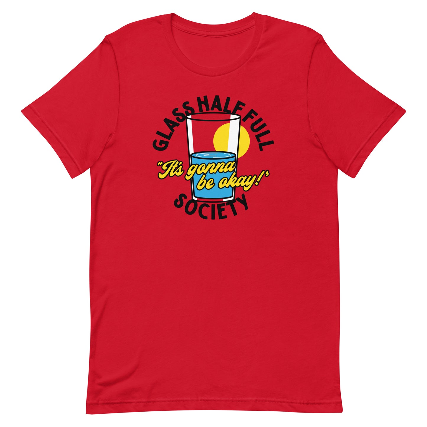 Glass Half Full Society Men's Signature Tee