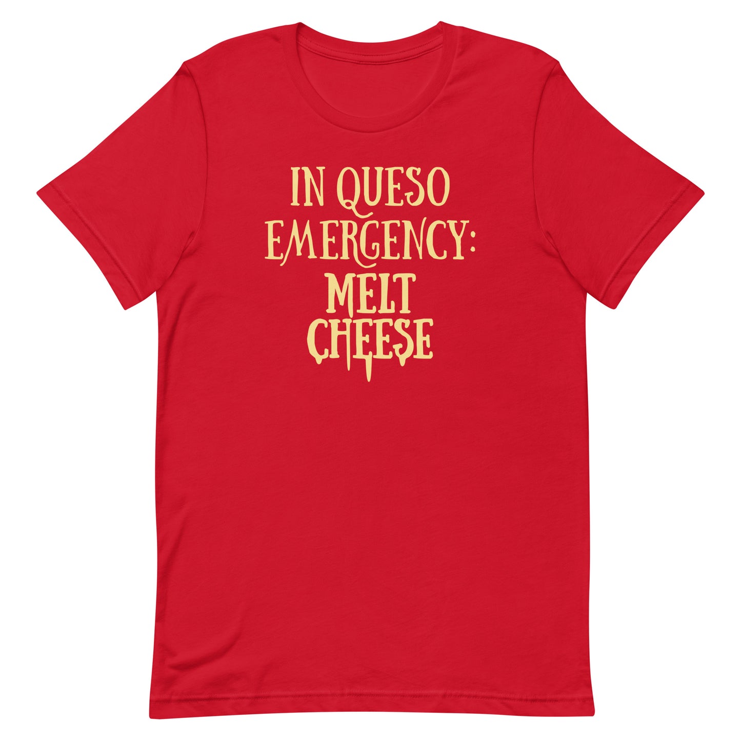 In Queso Emergency: Melt Cheese Men's Signature Tee