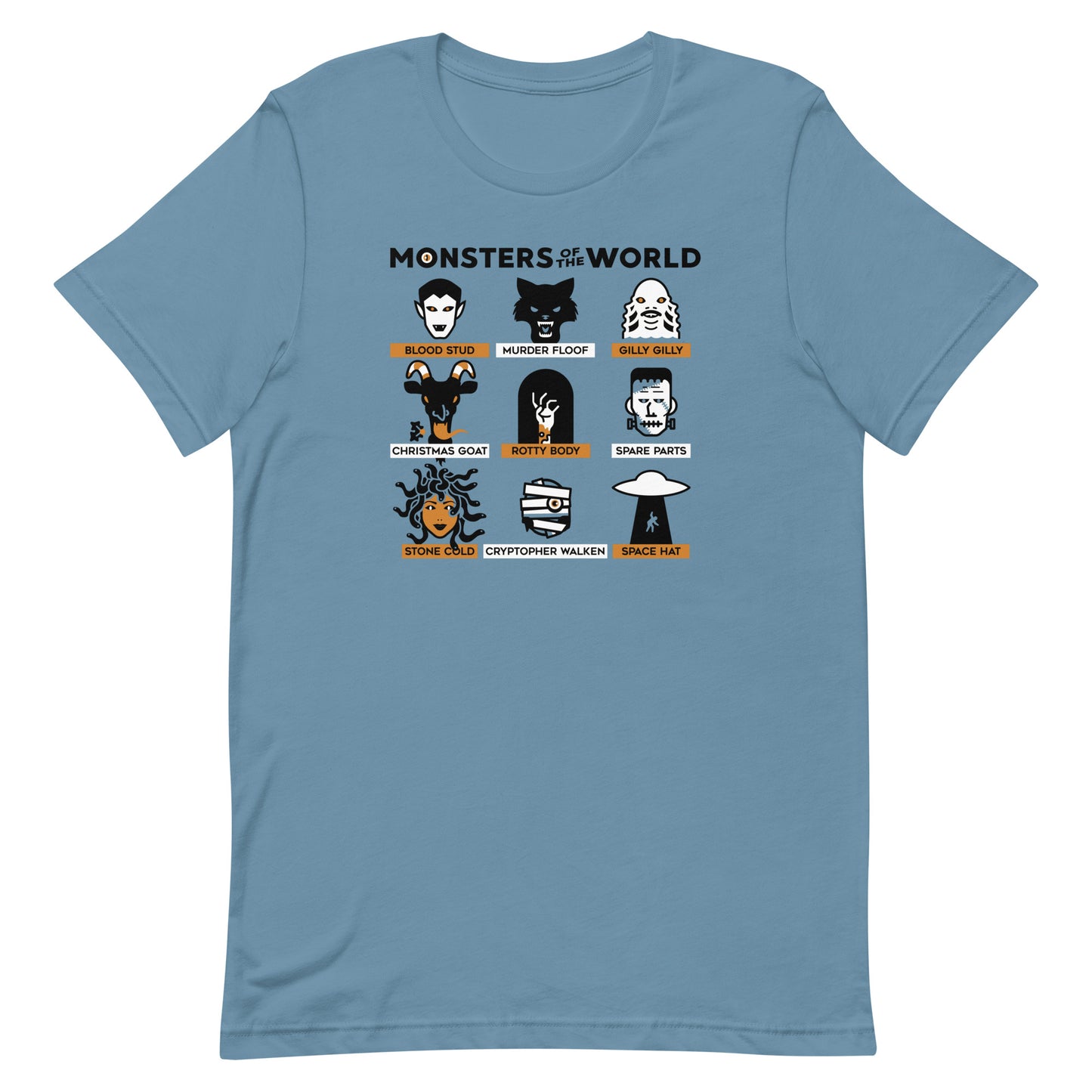 Monsters Of The World Men's Signature Tee