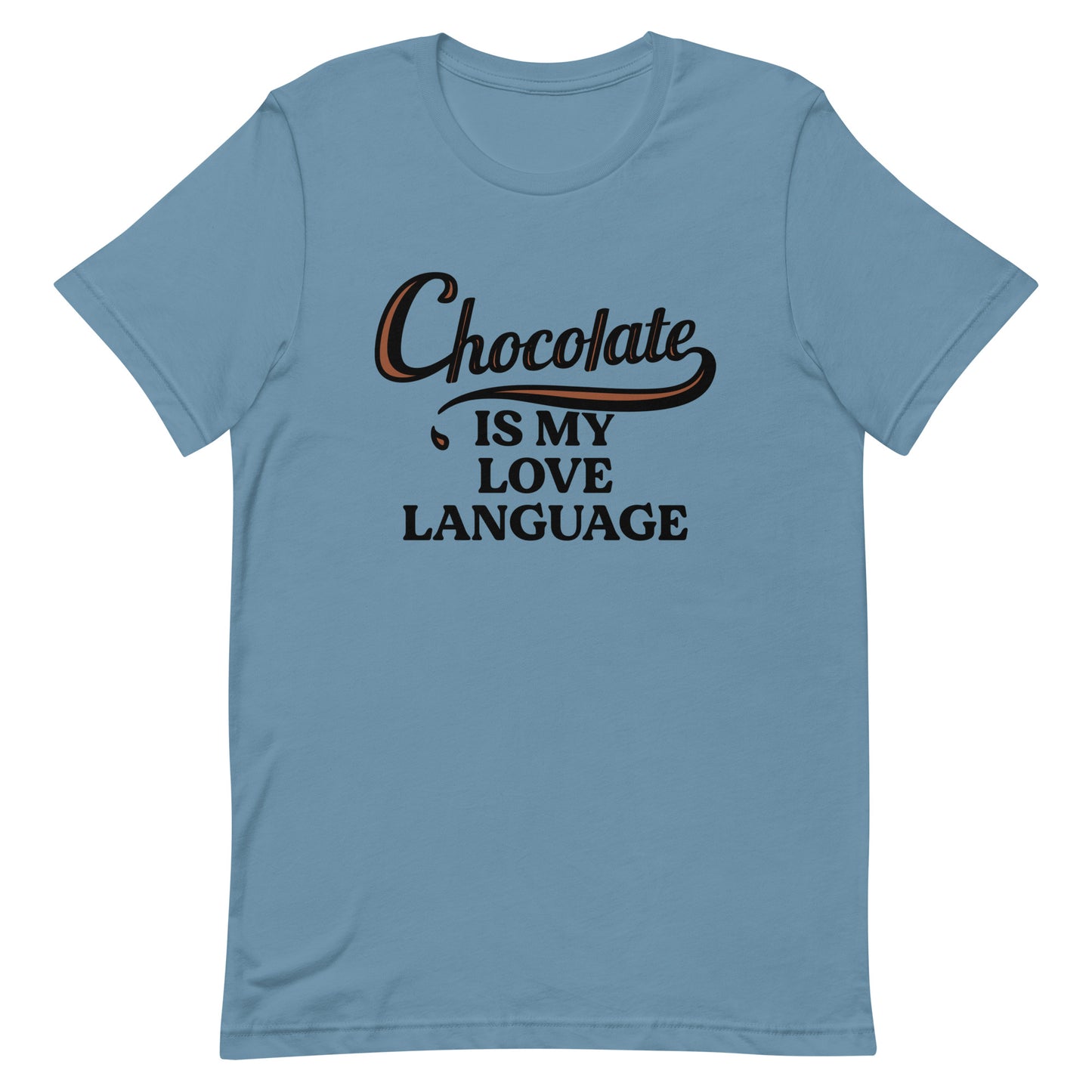 Chocolate Is My Love Language Men's Signature Tee