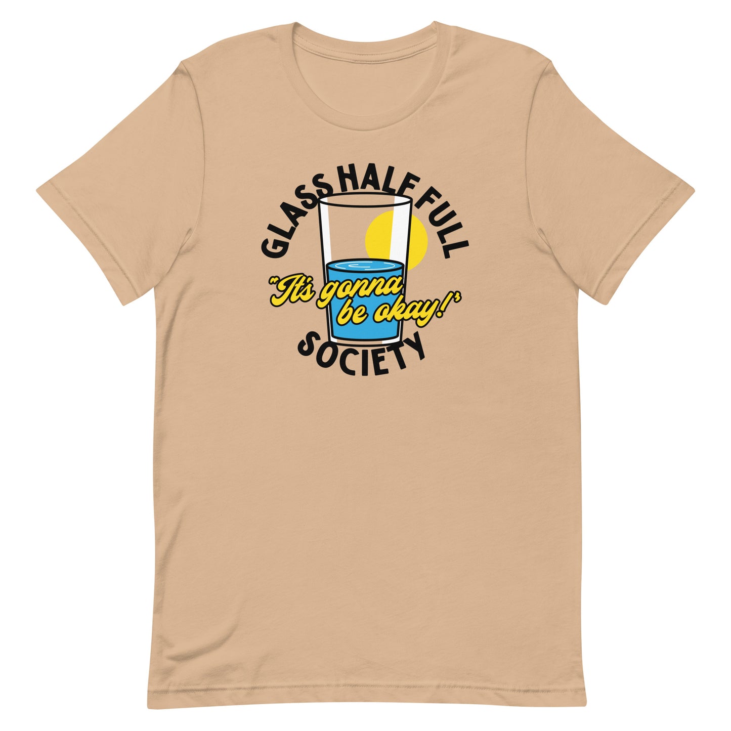 Glass Half Full Society Men's Signature Tee