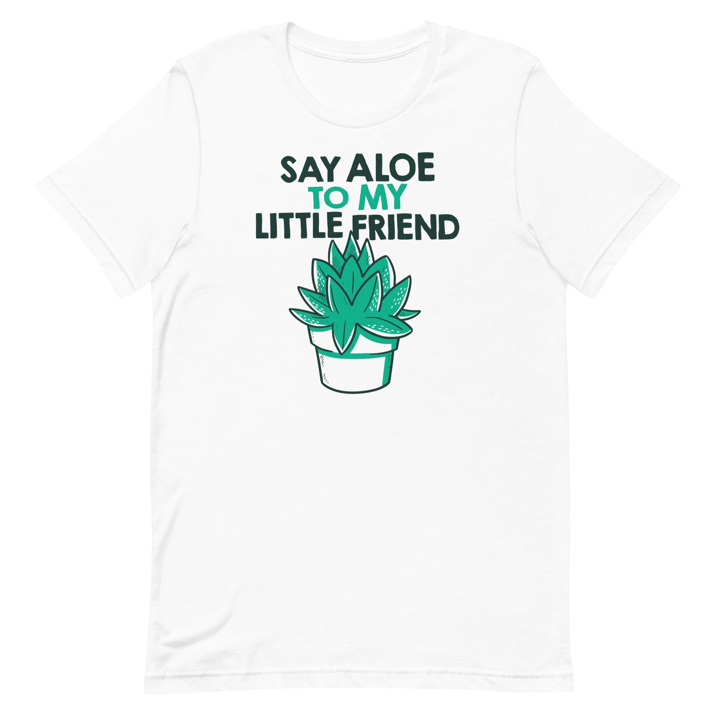 Say Aloe To My Little Friend Men's Signature Tee