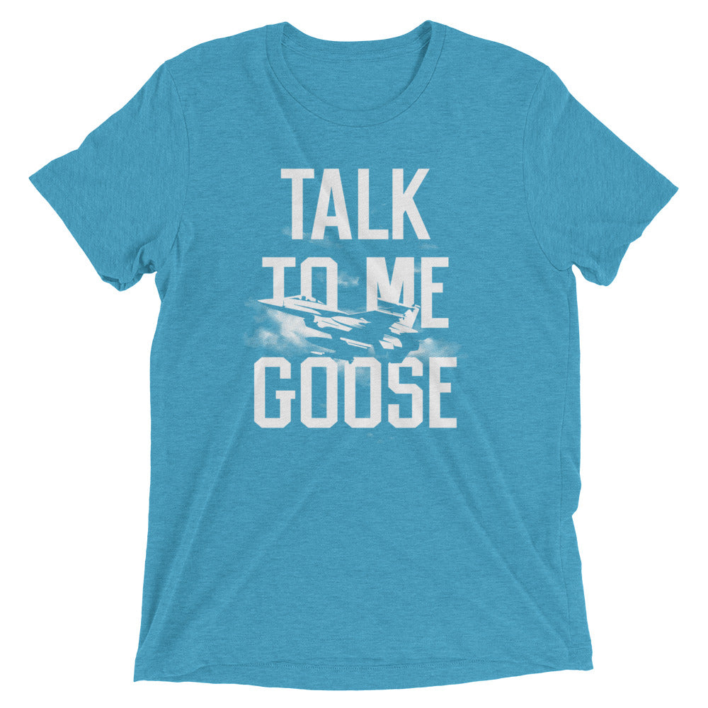 Talk To Me Goose Men's Tri-Blend Tee