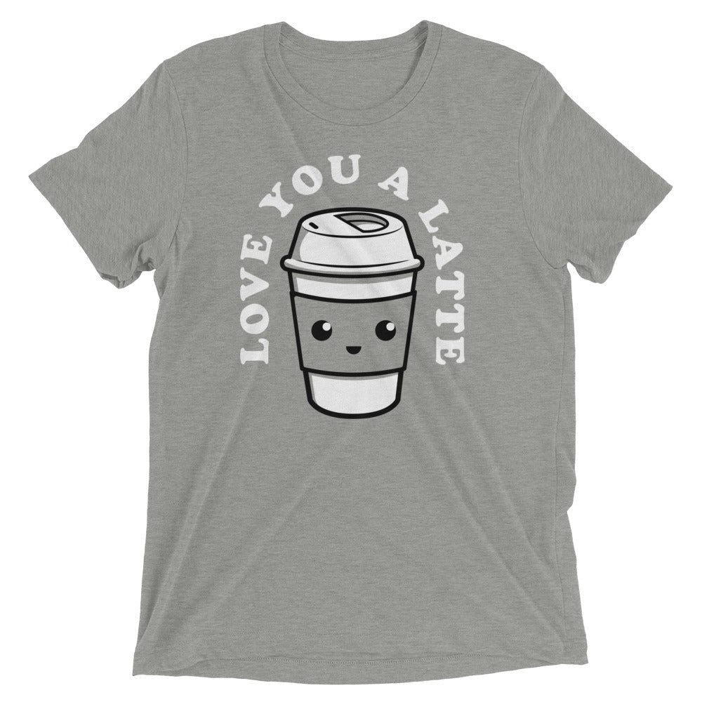 Love You A Latte Men's Tri-Blend Tee