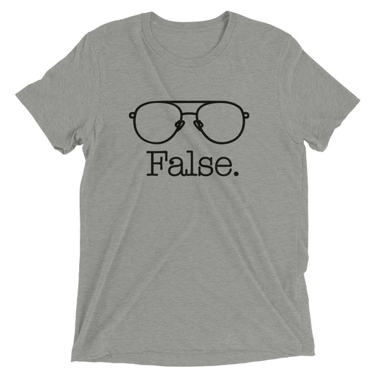 False Glasses Men's Tri-Blend Tee